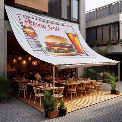 tarps in restaurants