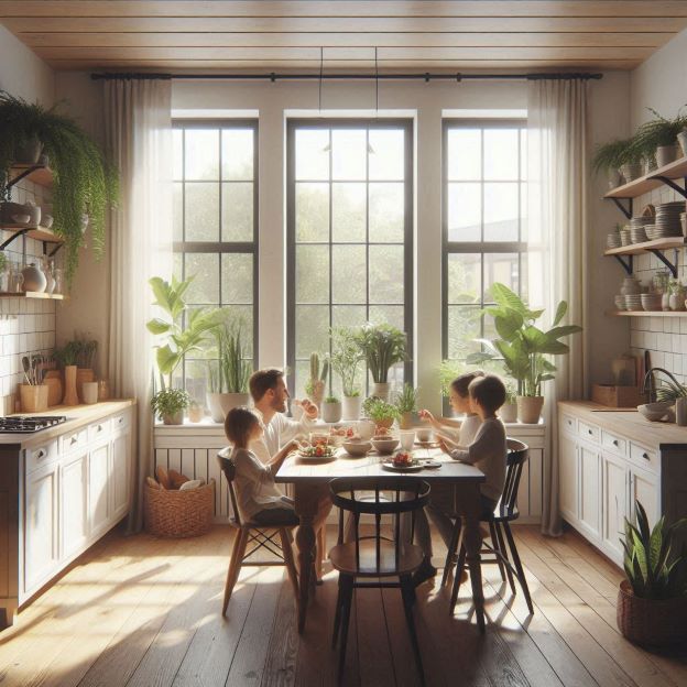 kitchen windows, upvc window spraying